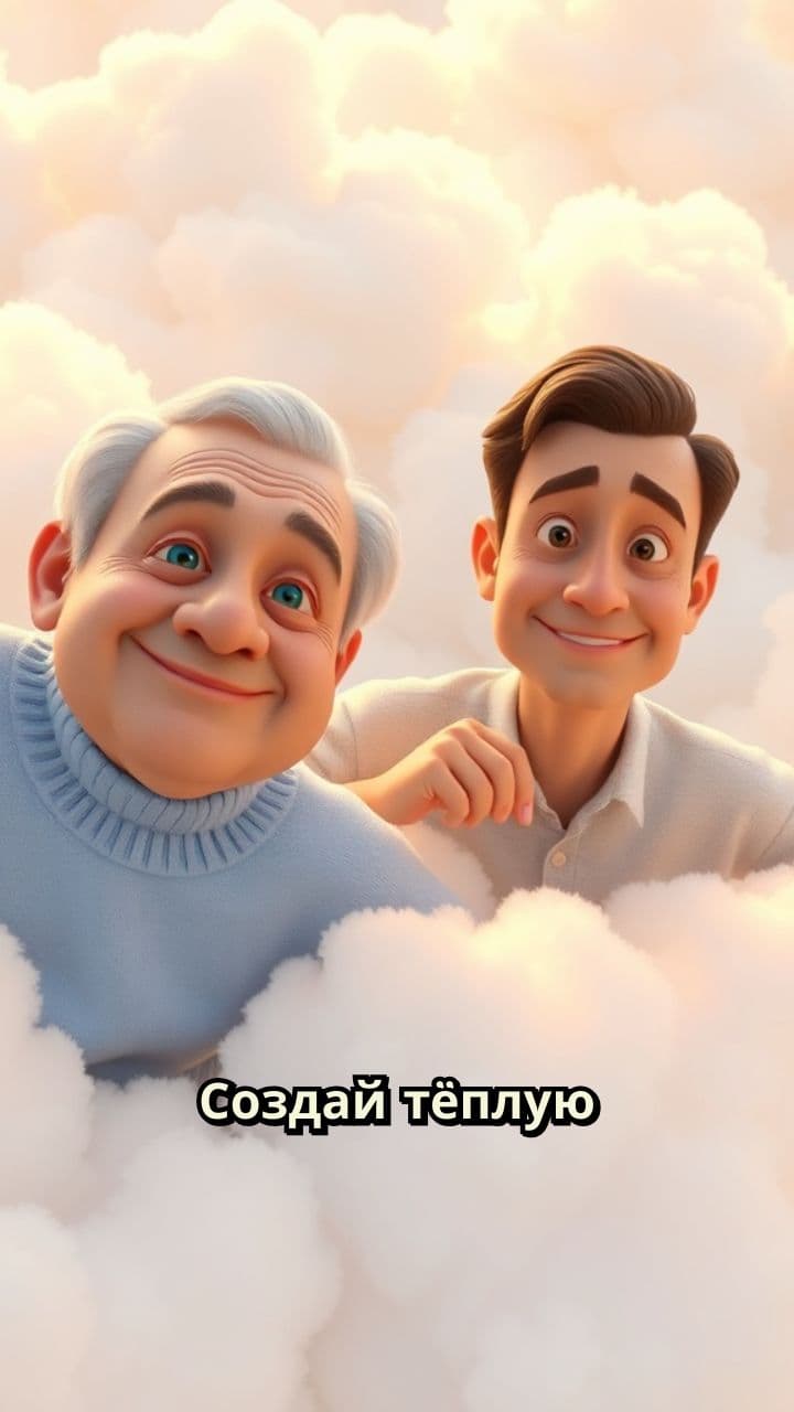 Семейное единство в облаках