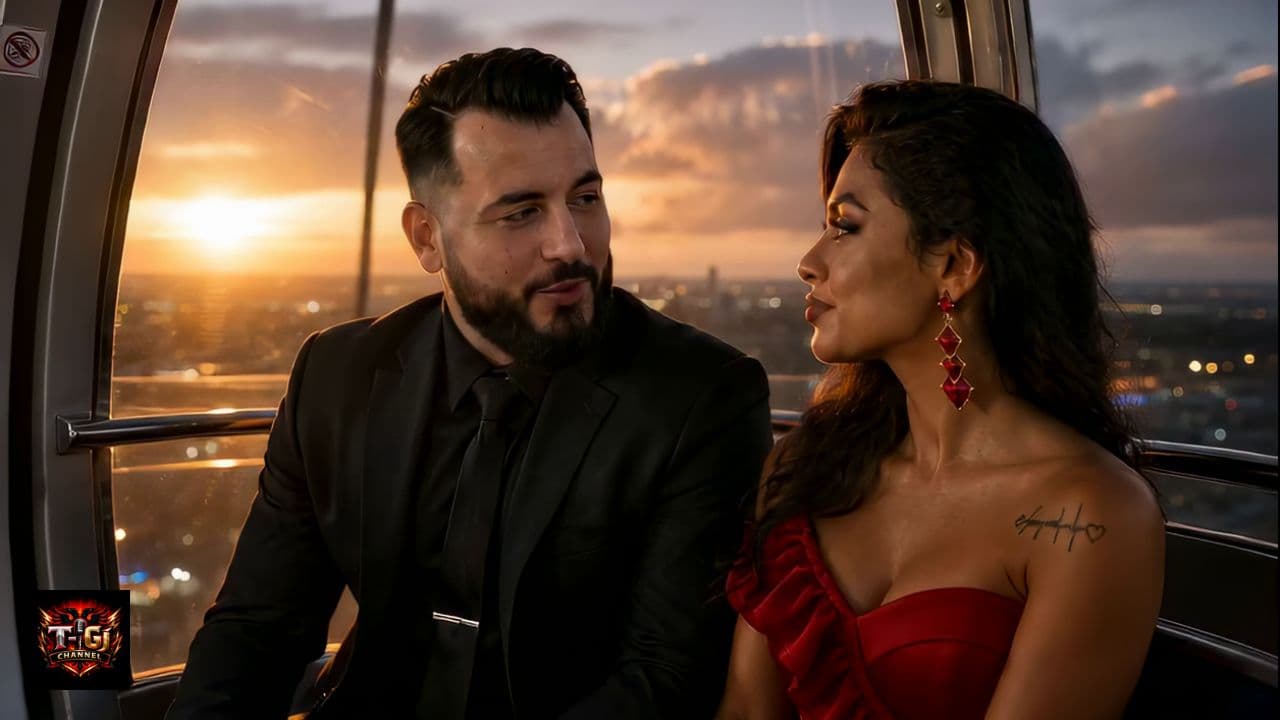 Sunset Connection on the Ferris Wheel