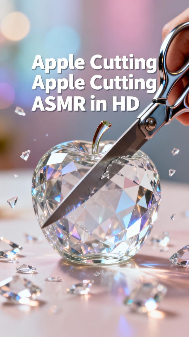 Apple Cutting ASMR in HD