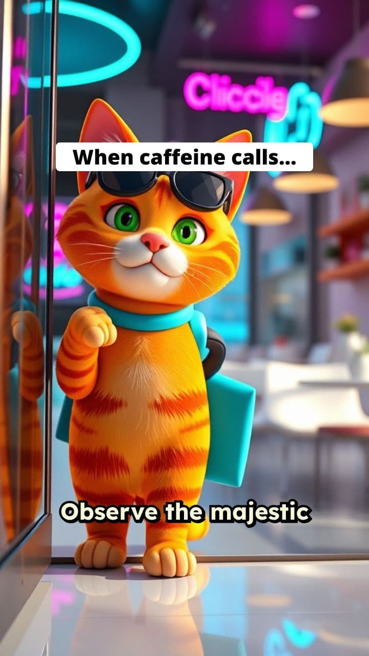 Cat Chaos Coffee Run