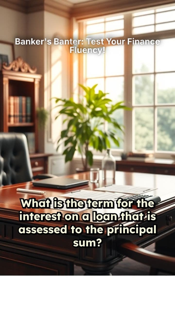 Banker's Banter: Test Your Finance Fluency!