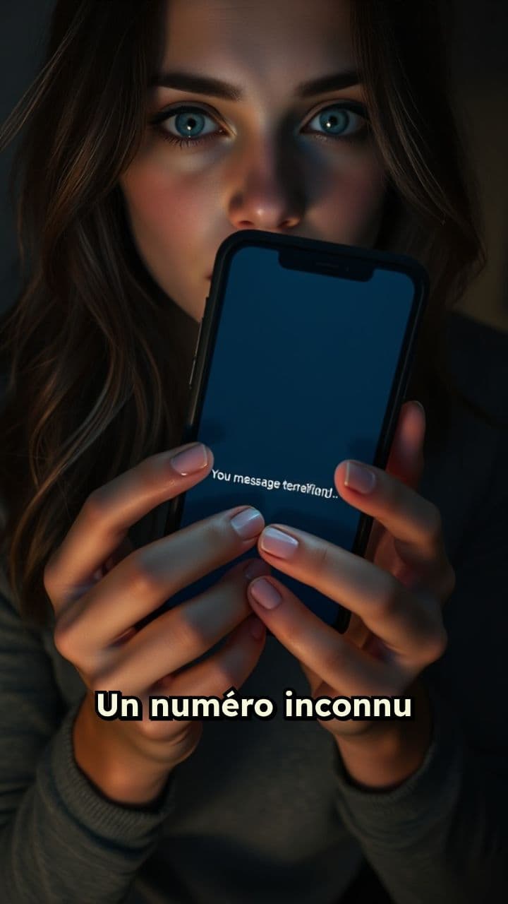 Message terrifiant et silhouette mystérieuse