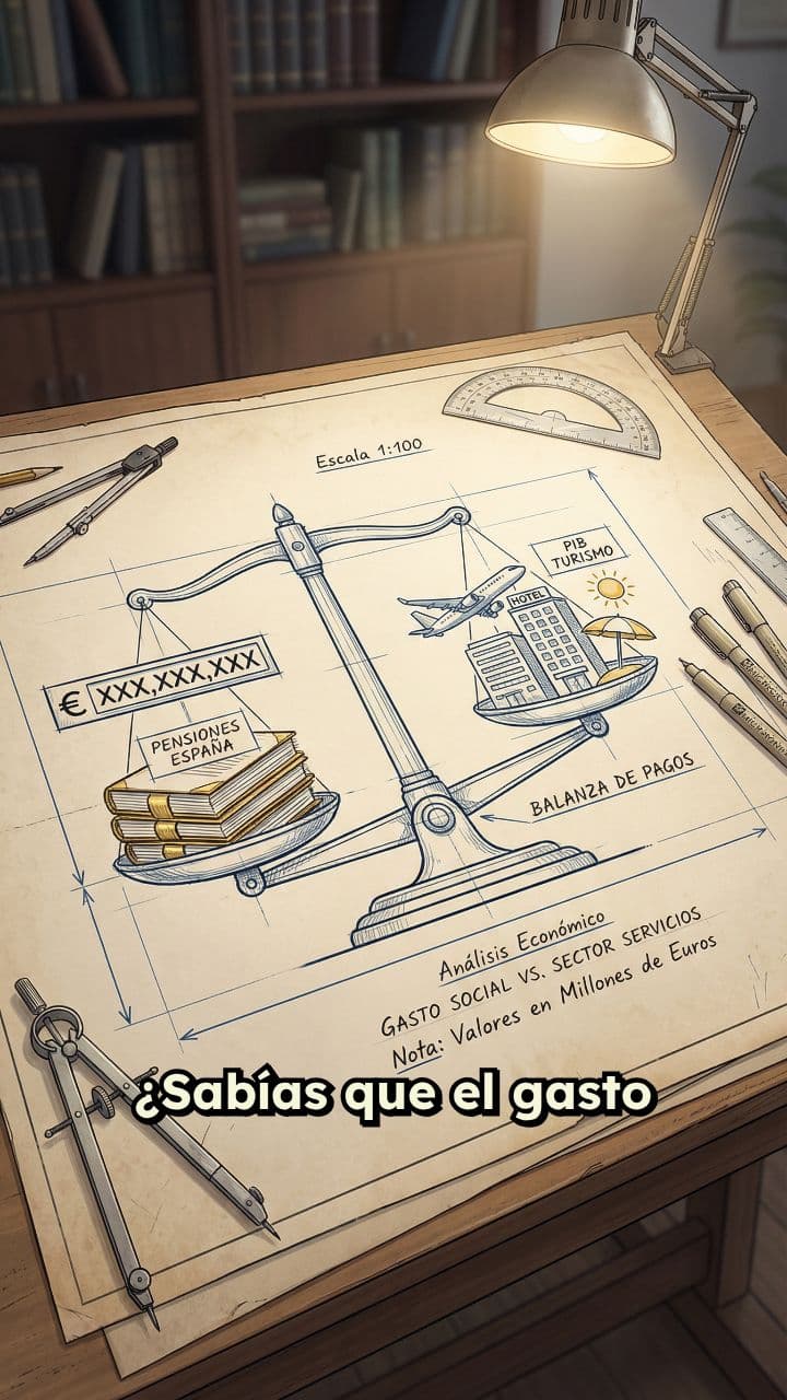 Pensiones en España: gasto récord y riesgo