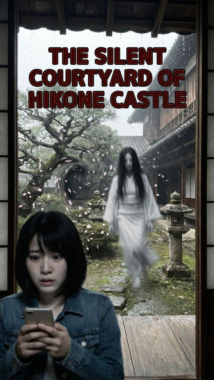 The Silent Courtyard of Hikone Castle