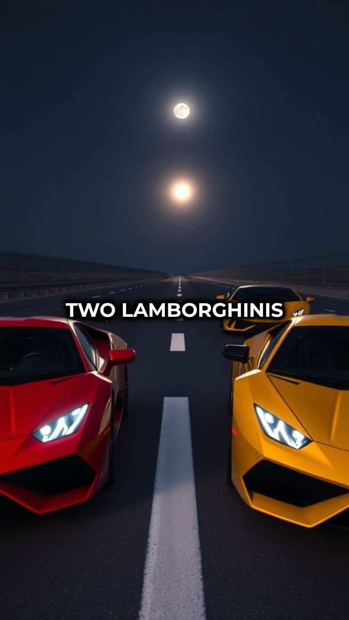 Midnight Lamborghini Showdown