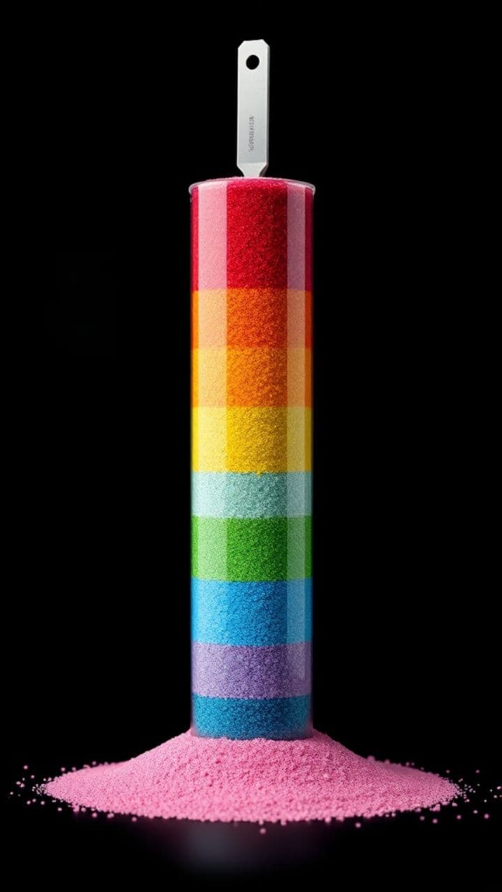 Rainbow Kinetic Sand Loop