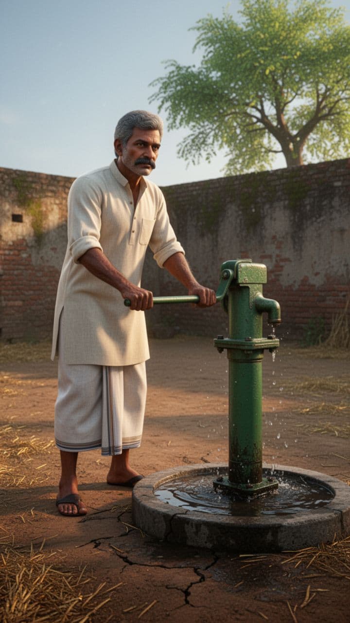 हैंडपंप से पानी कैसे आता है