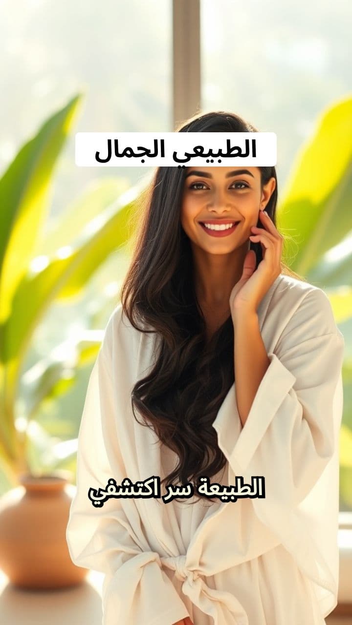 Natural Glow - Arabic Skincare Advertisement