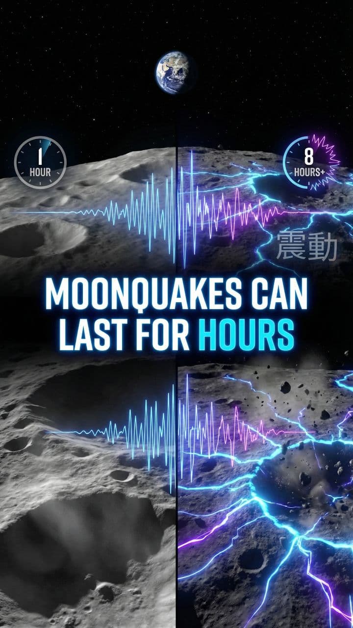 Moonquakes Can Last for Hours