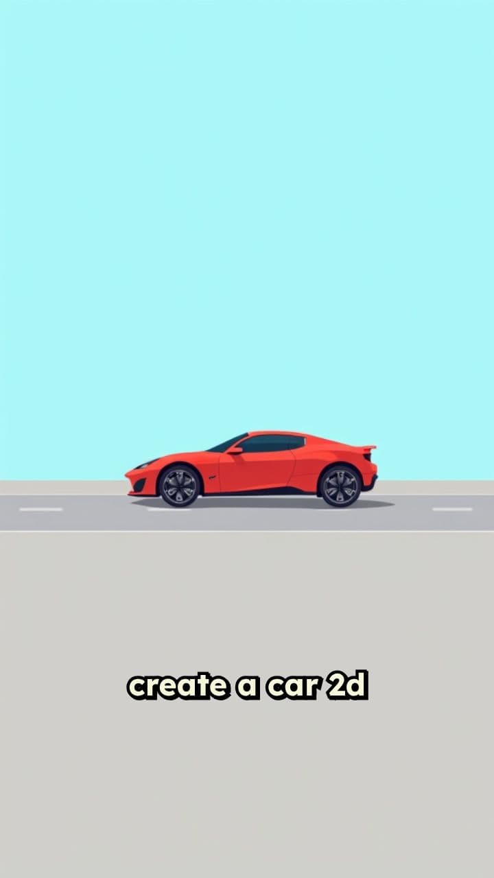 2D Car Animation Creation