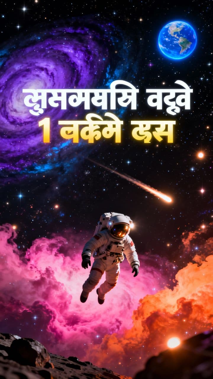 अंतरिक्ष में 1 मिनट का सफर