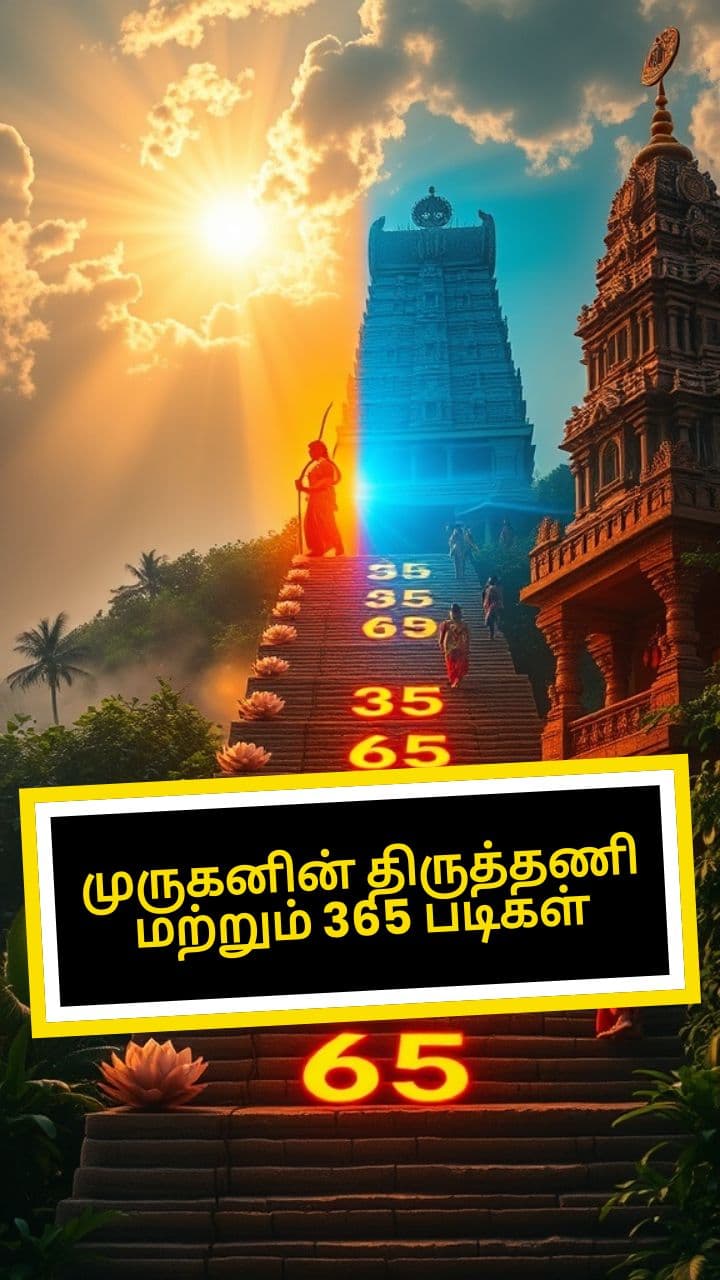 முருகனின் திருத்தணி மற்றும் 365 படிகள்
