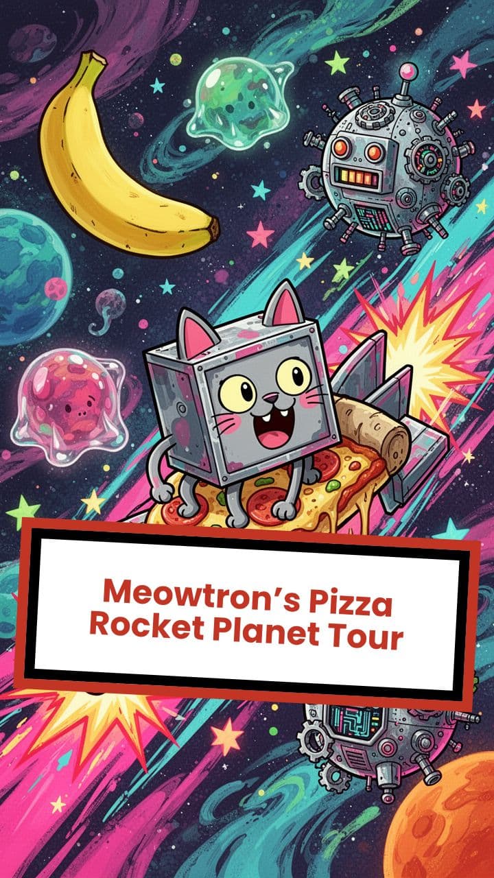 Meowtron’s Pizza Rocket Planet Tour