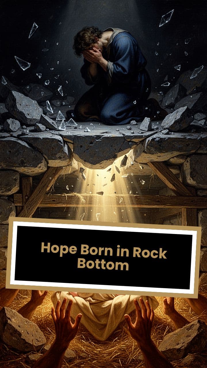 Hope Born in Rock Bottom