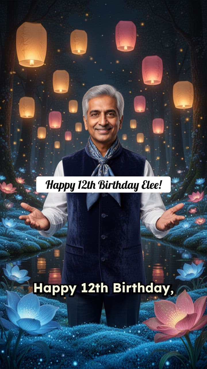 Deepak's Magical Birthday Wish for Elee