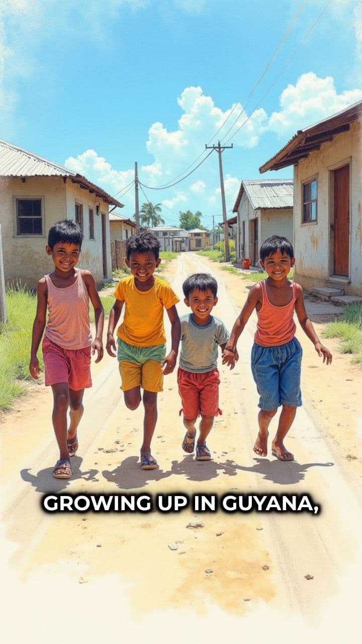 Joyful Childhood in Guyana's Nature