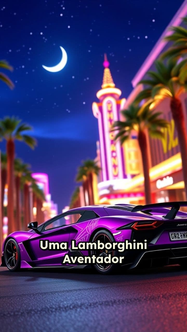 Lamborghini Aventador SVJ em Las Vegas
