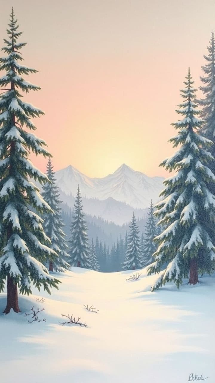 Luz de invierno y paz eterna