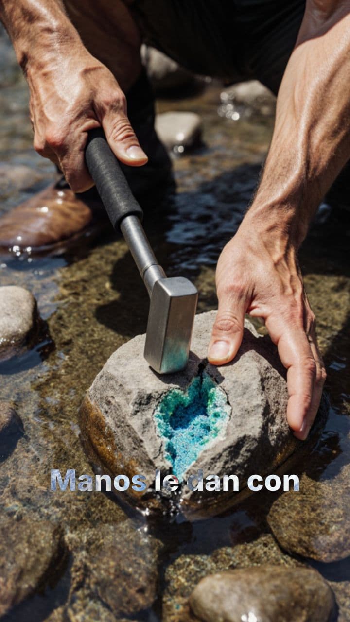 Crisocola: Descubrimiento ASMR en roca