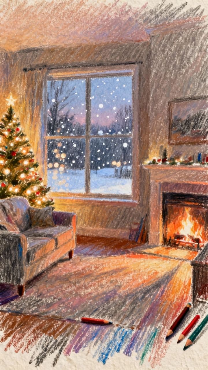 Ken's House at Christmas