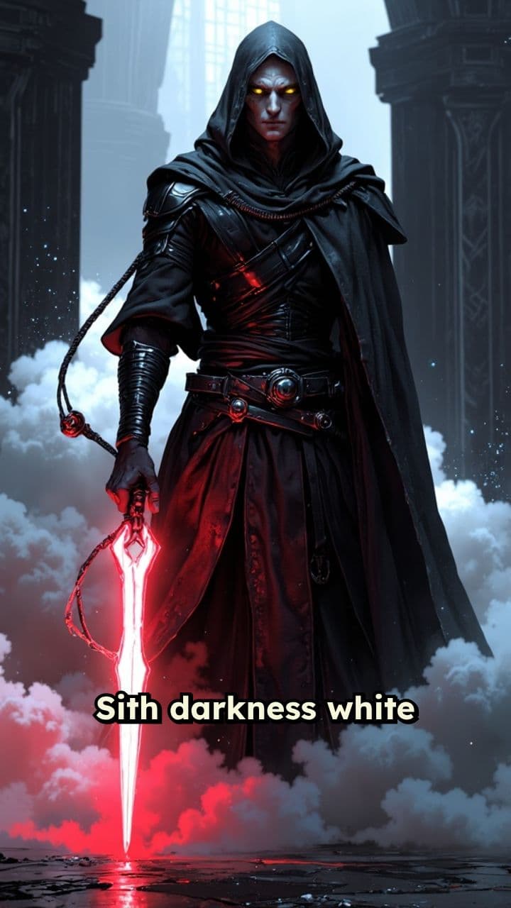 Sith Warrior with Red Laser Nunchuks