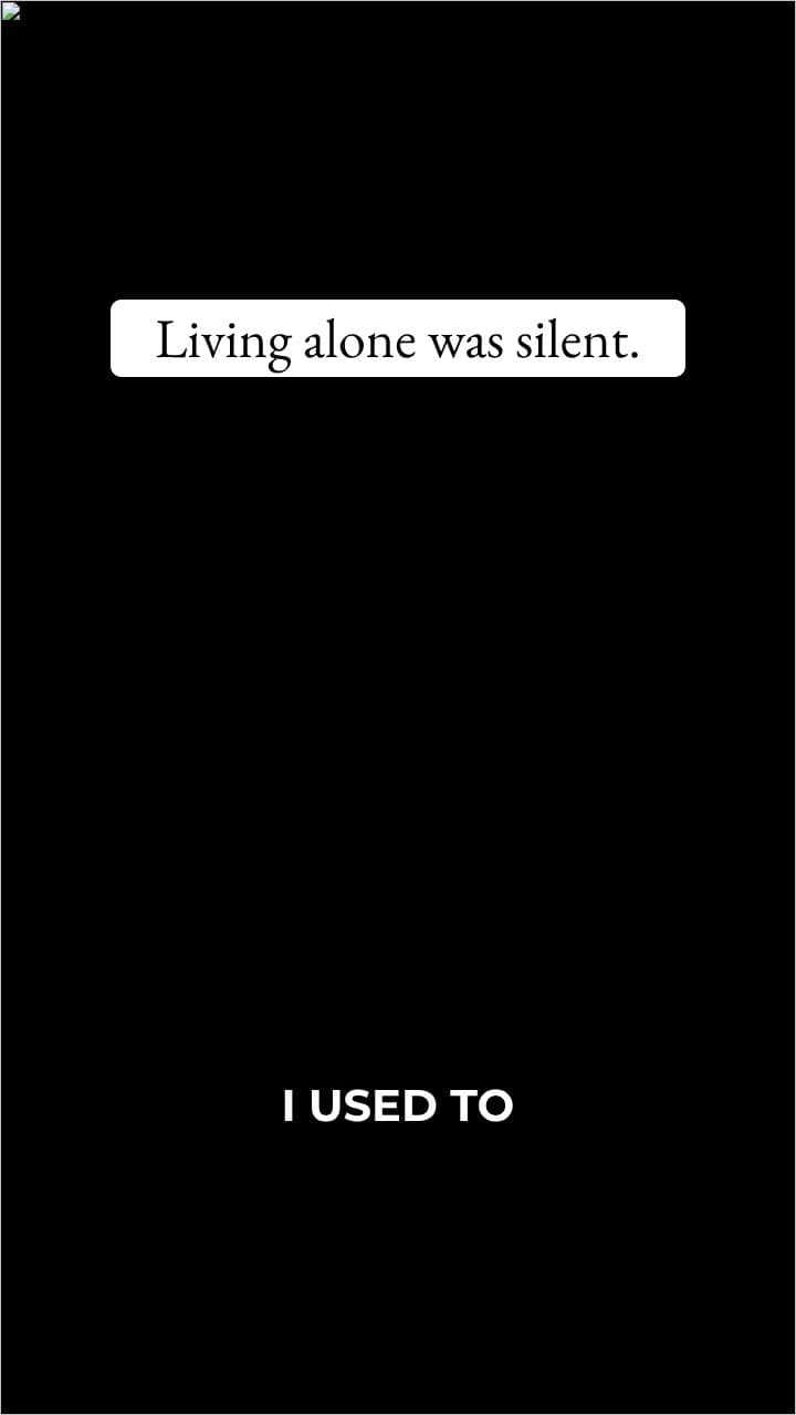 The Silence Was Better