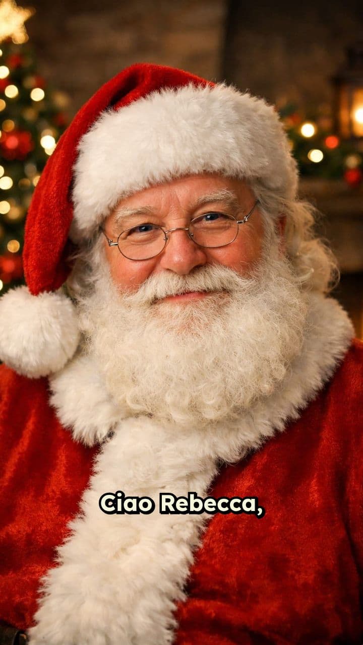 Messaggio affettuoso per Rebecca