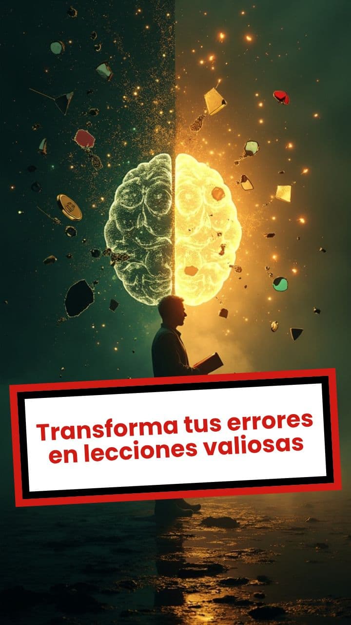 Transforma tus errores en lecciones valiosas