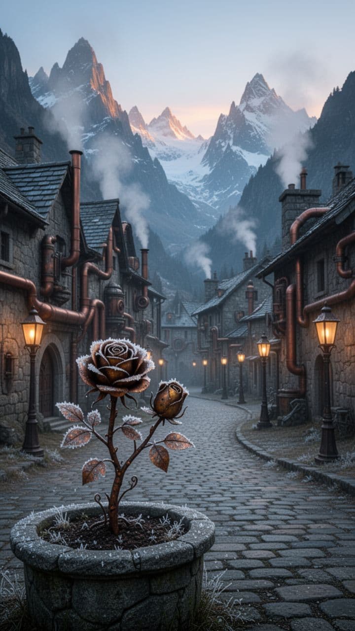 Sotto le rose e il tetto crolla