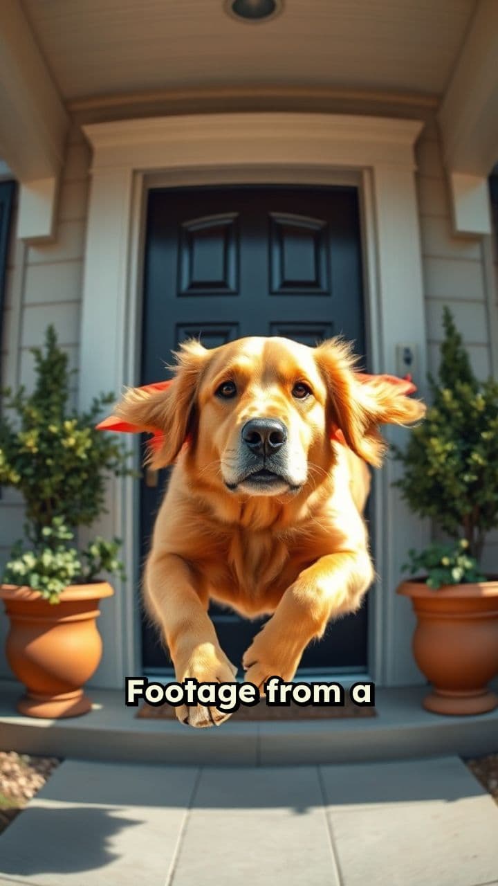 Superman Dog Break-In