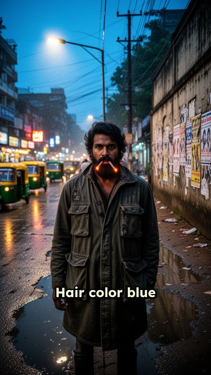 Blue Hair and King Returns to Bangalore