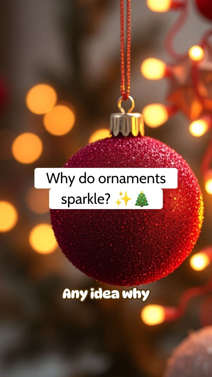 The Science of Sparkle: Why Christmas Ornaments Shine