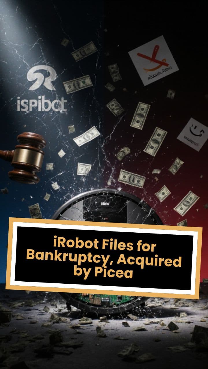 iRobot Files for Bankruptcy, Acquired by Picea