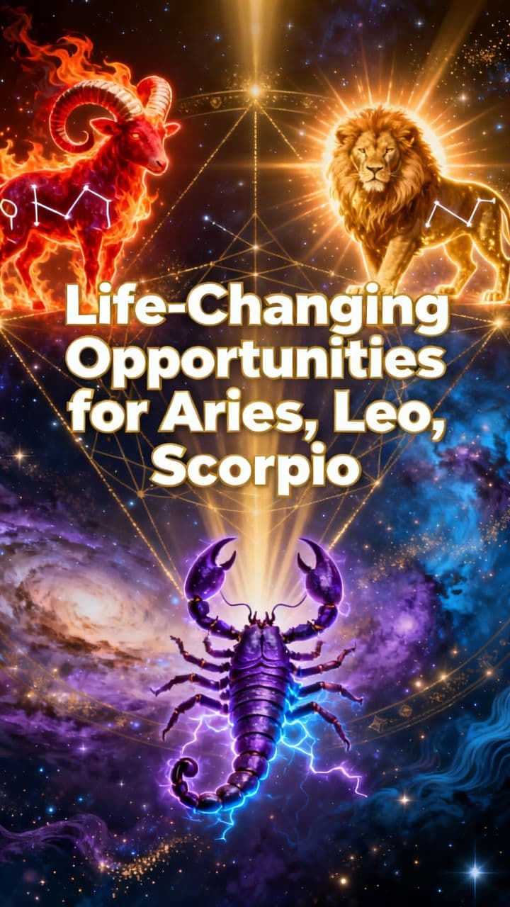 Life-Changing Opportunities for Aries, Leo, Scorpio
