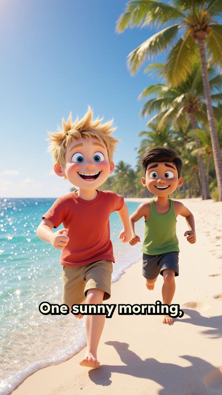 Sam, James, and the Guardian of the Sea