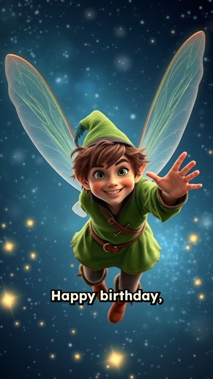 Peter Pan's Birthday Wish for Lou