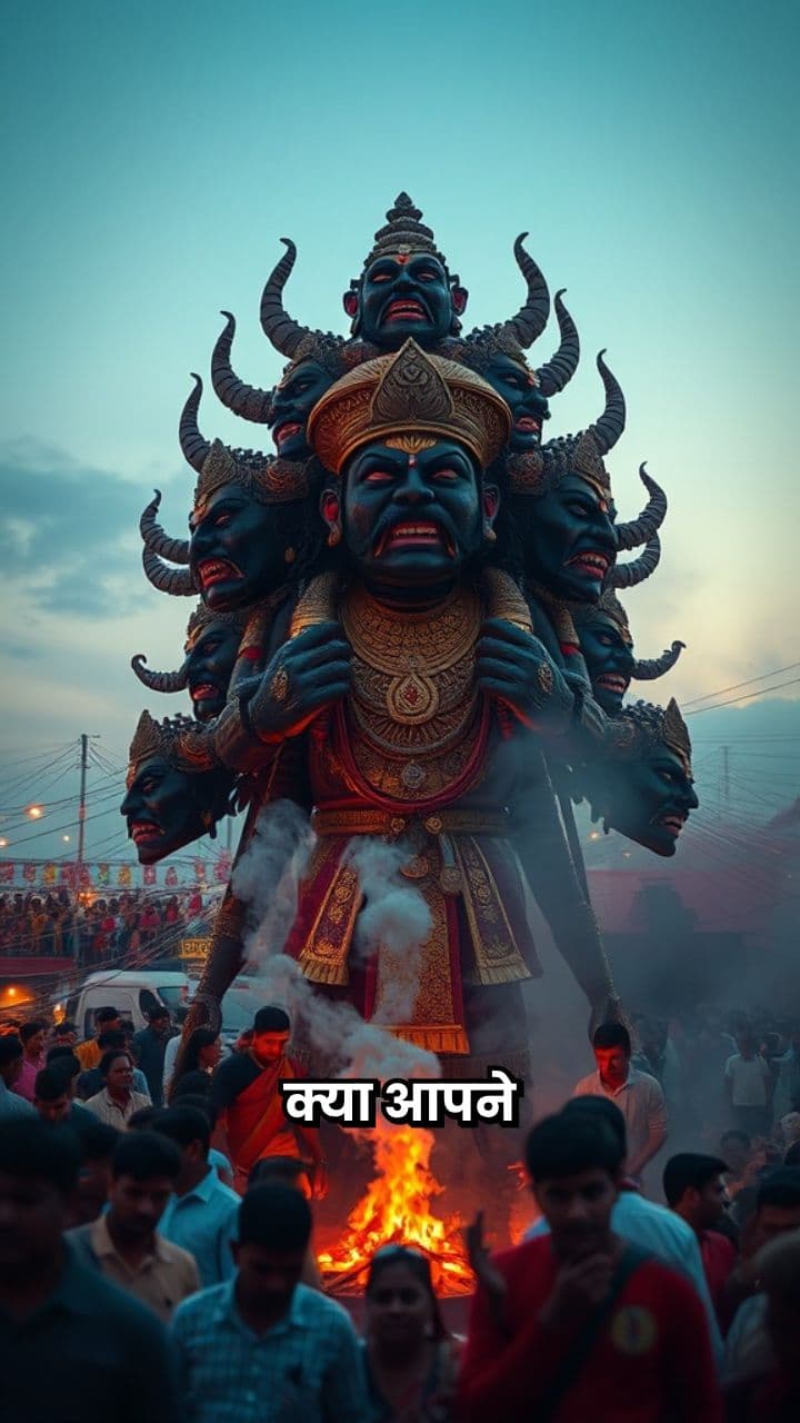 दशहरे का रावण दहन का महत्व