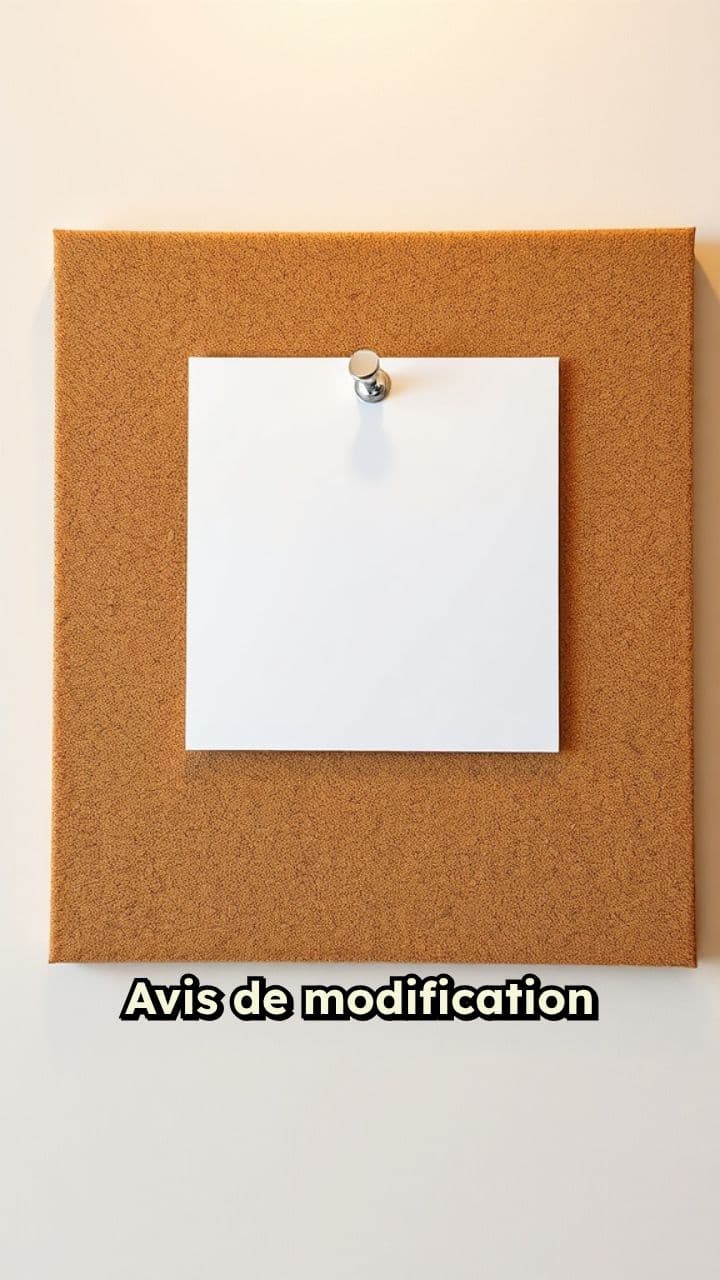 Nouvelle règle pour améliorer l'organisation