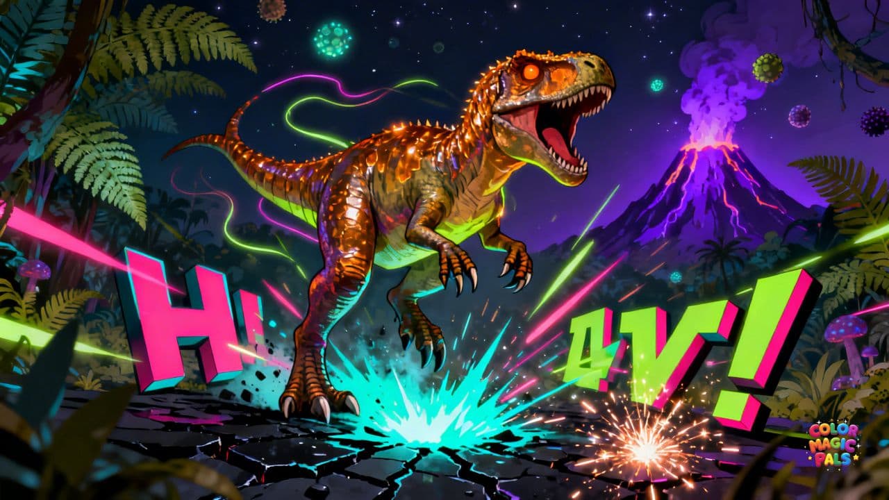 Glow Dino ABC Song
