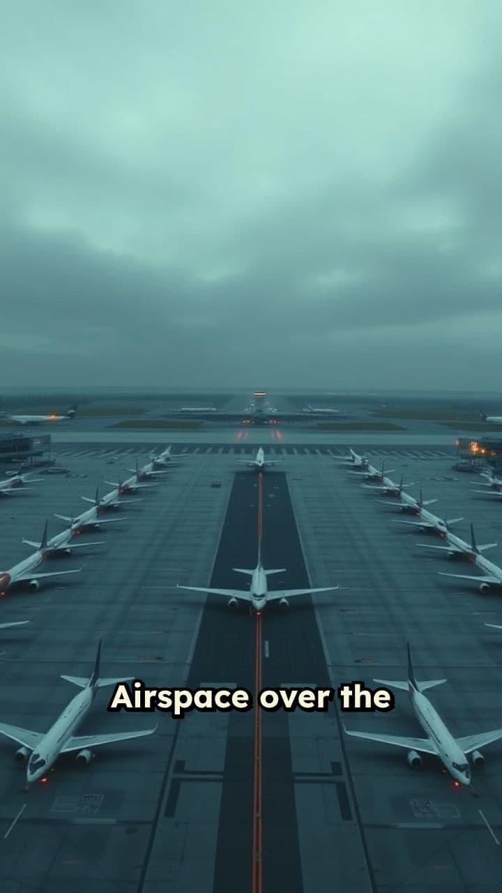 Motionless Objects Appear Over Major Cities