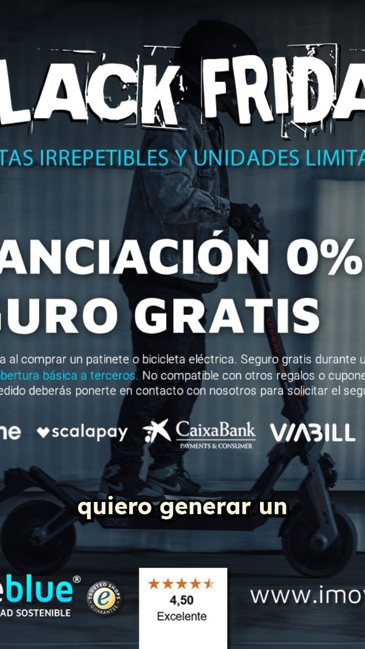 Black Friday en Patinetes Eléctricos