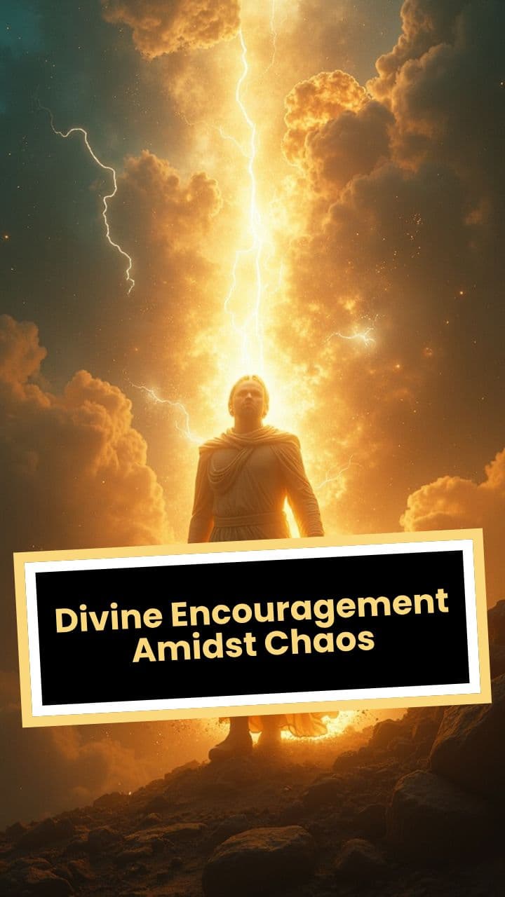 Divine Encouragement Amidst Chaos