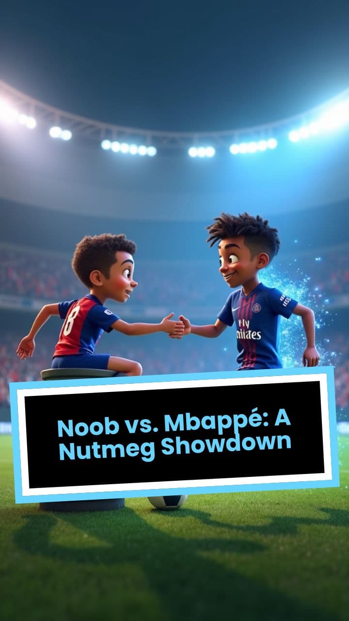 Noob vs. Mbappé: A Nutmeg Showdown