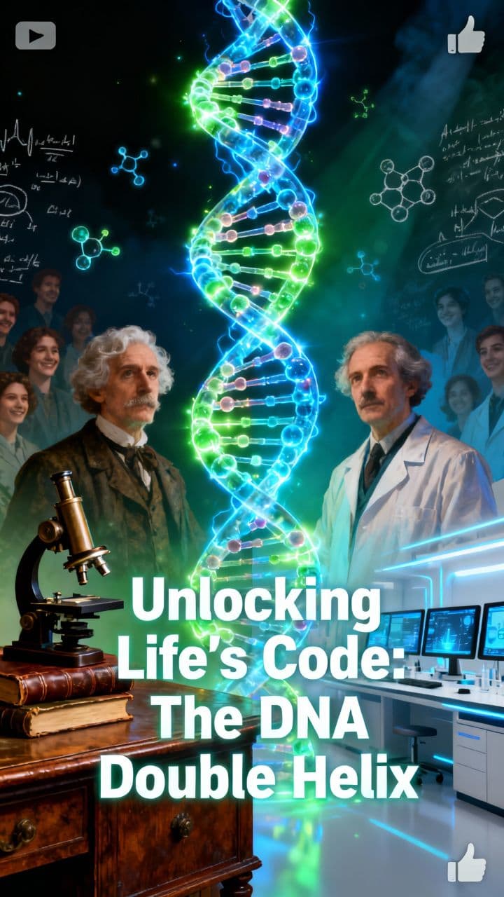 Unlocking Life's Code: The DNA Double Helix
