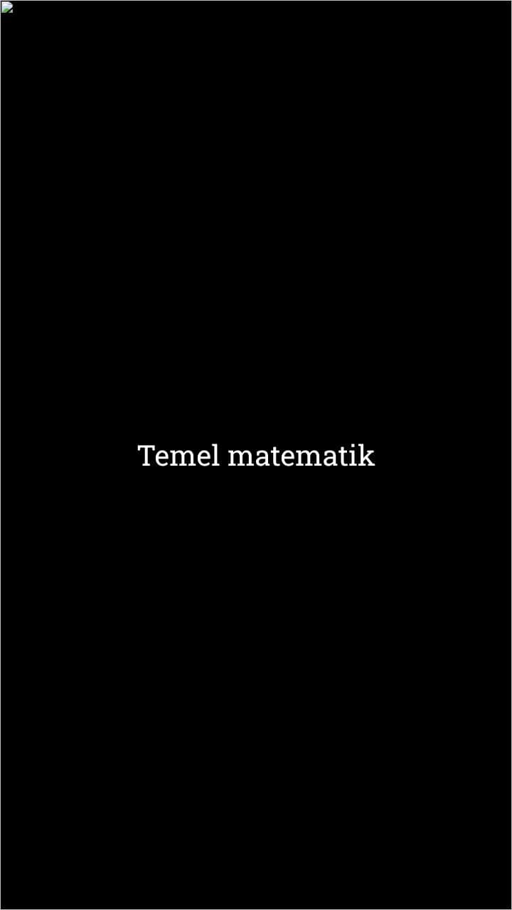 Temel Matematik Konuları