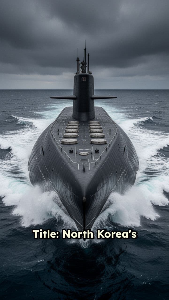 North Korea Unveils Nuclear Attack Submarine