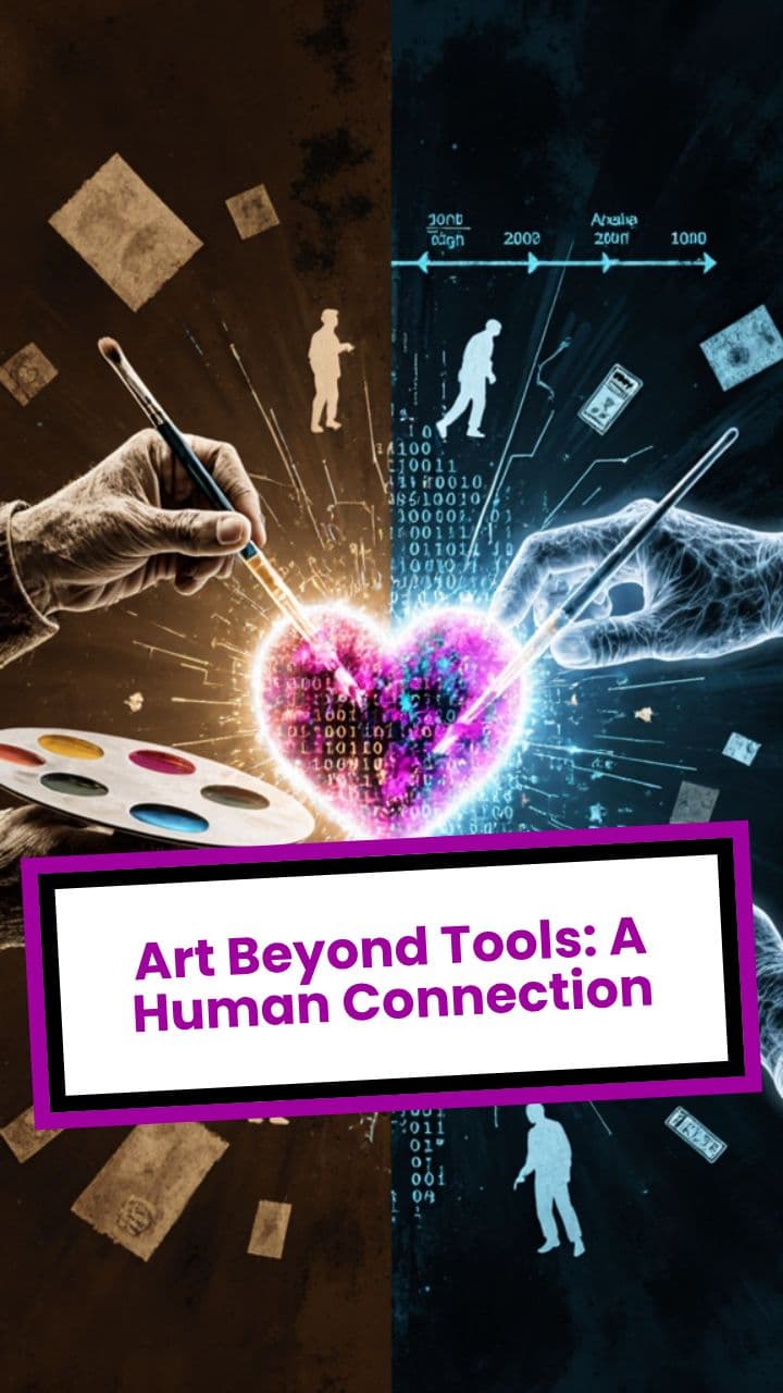 Art Beyond Tools: A Human Connection