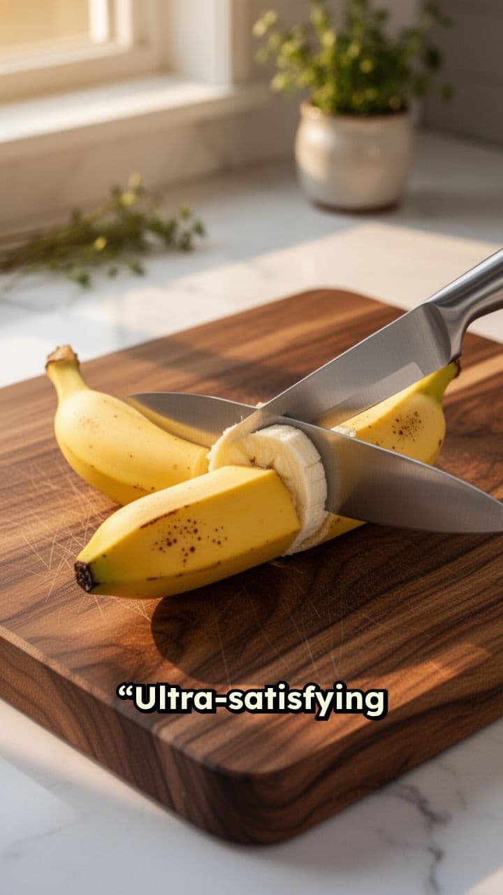 Banana Slicing ASMR with Honey