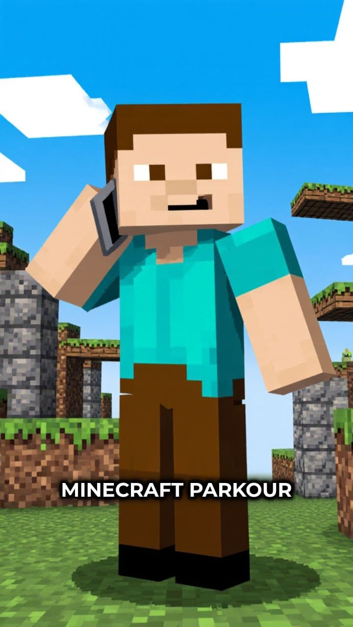 Minecraft Parkour and Phone Call