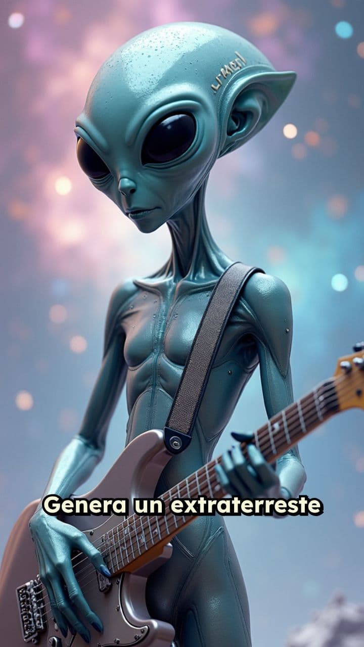 Alien Guitarist Advocates for World Peace